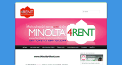 Desktop Screenshot of minolta4rent.com